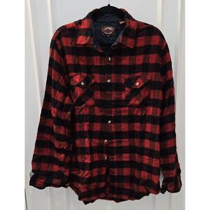 Vintage Flannel Shirt Mens XL Red  Plaid 90s Grunge Punk‎ Skater, River Traders